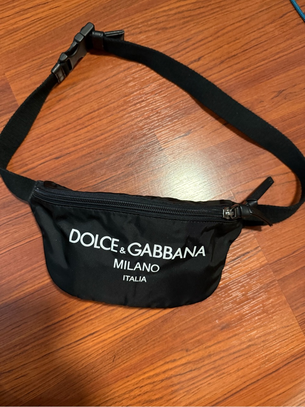 Dolce & Gabbana Black Milano Logo Belt Bag